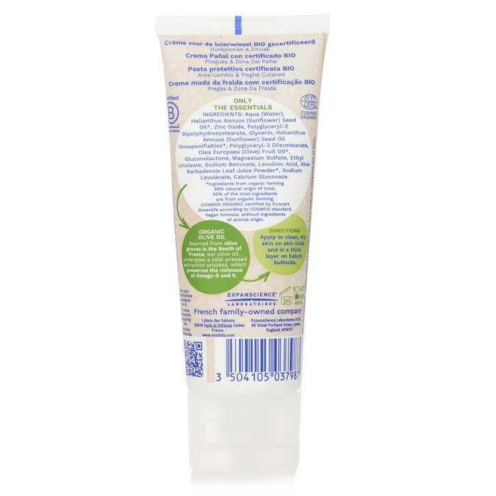 MUSTELA - Bio Organic Diaper Cream
