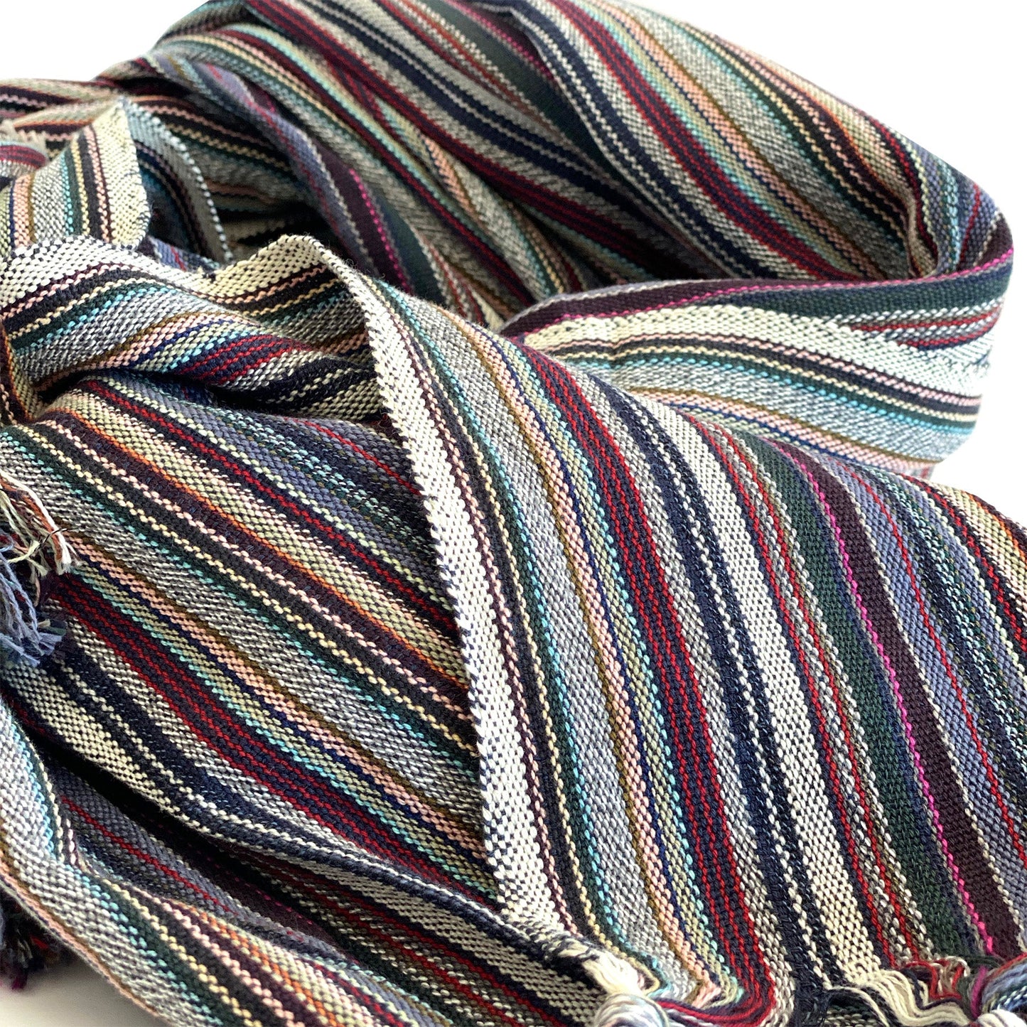 Casablanca Sustainable Turkish Towel / Blanket – Indigo | Handmade from Recycled Cotton