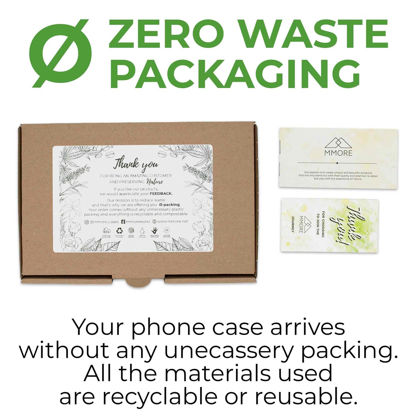 Recycled Ocean Plastic Transparent Phone Case – Eco-Friendly Protection | Made in Europe