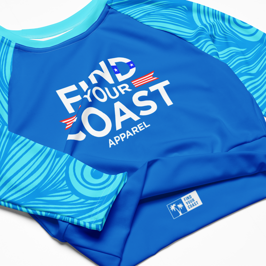 Women's Surf ‘N’ Sport Cropped Shirt – UPF 50+ | Recycled Fabric Active Top (2XS–6XL)