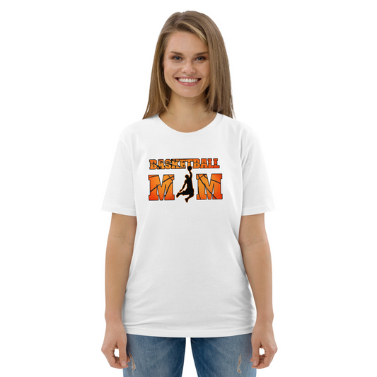 Basketball Mom Unisex Organic Cotton T-Shirt