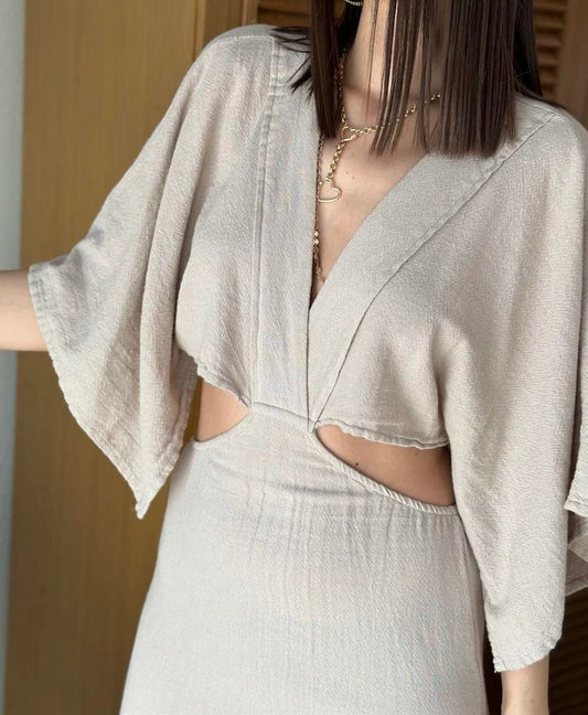 Organic Cotton Cut-Out Dress