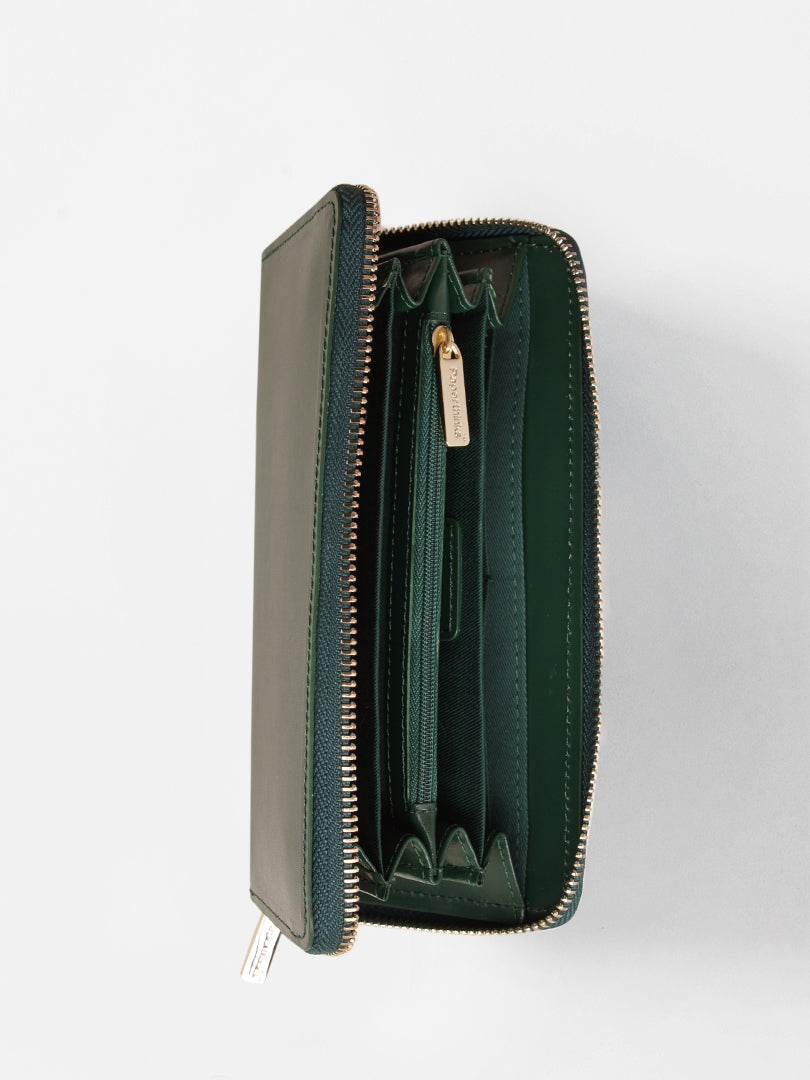 Long Wallet Deep Olive