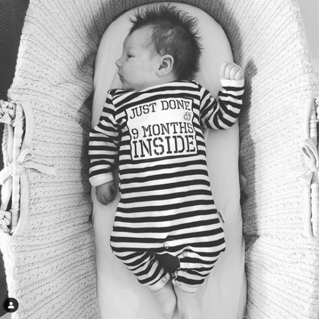 Just Done 9 Months Inside® New Born Baby Grow | Baby Shower Gift | New Baby Girl Gift Idea
