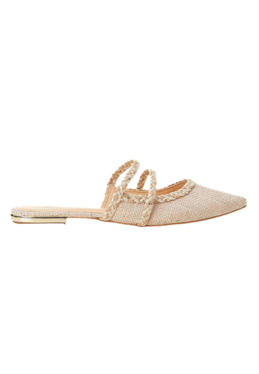 Mangará Amburana Women’s Mules – Sustainable Natural Raffia | Beige