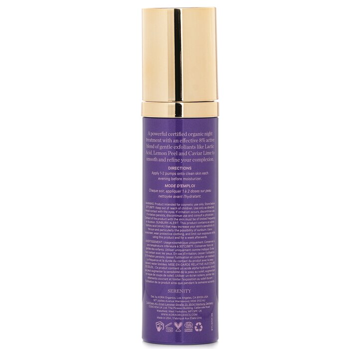 KORA ORGANICS - Noni Night AHA Resurfacing Serum