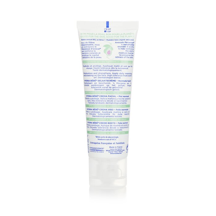 MUSTELA - Hydra-Bebe Facial Cream With Organic Avocado - Normal Skin