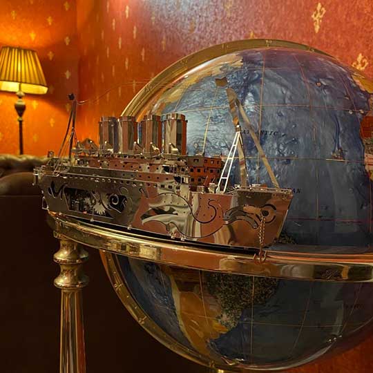 Lost at Sea – Titanic Metal Model Kit | Premium Recycled Steel Construction