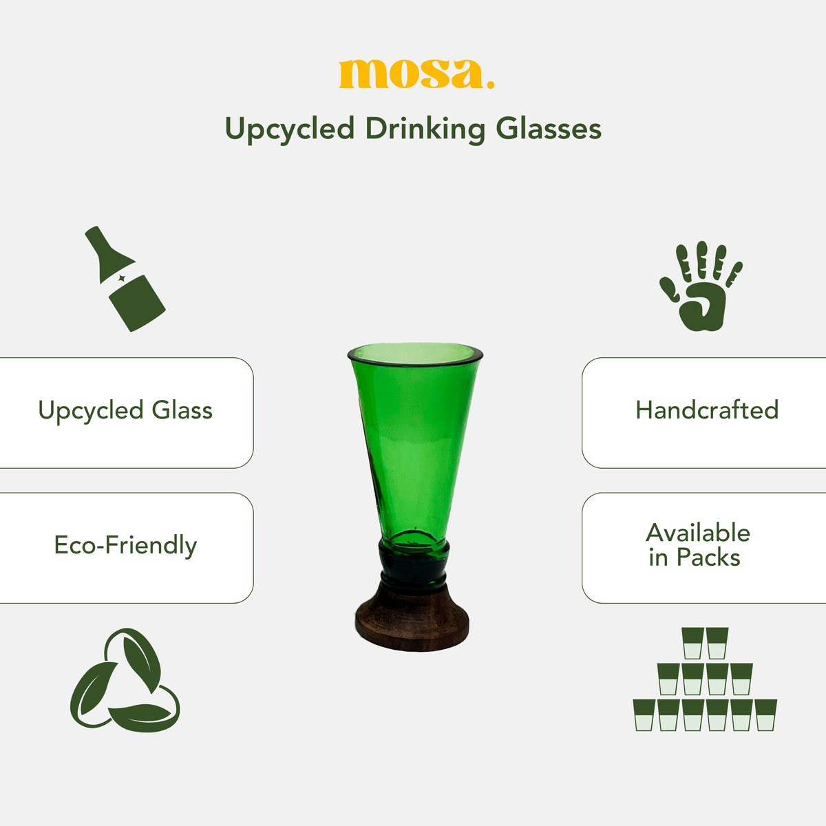 Green Shot Glasses