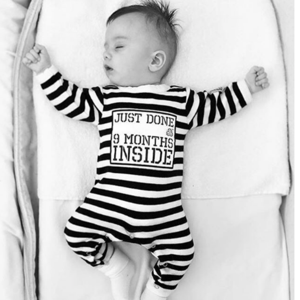 Just Done 9 Months Inside® New Born Baby Grow | Baby Shower Gift | New Baby Girl Gift Idea