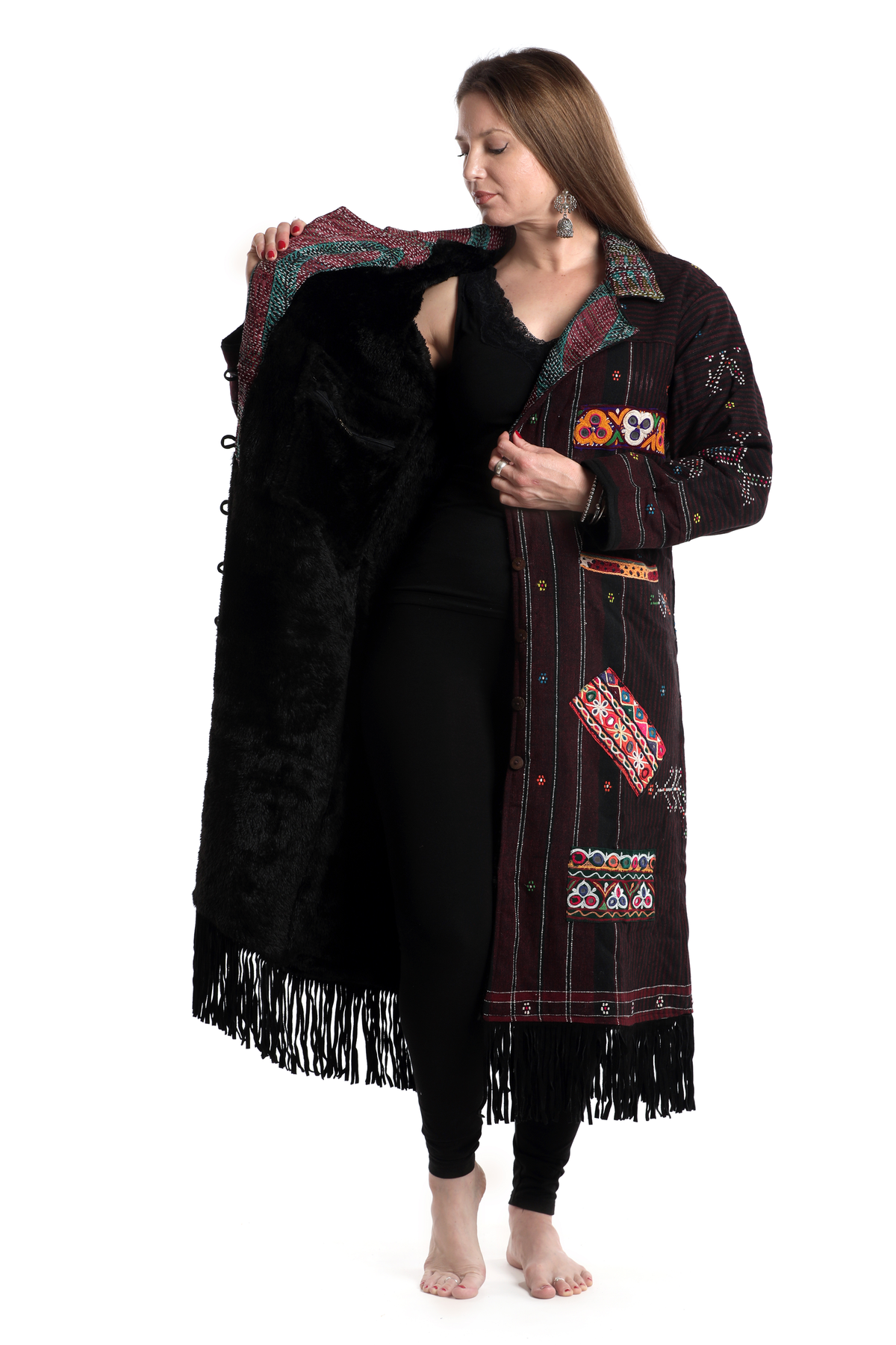 Merino Wool Kimono Coat, Rare, #63