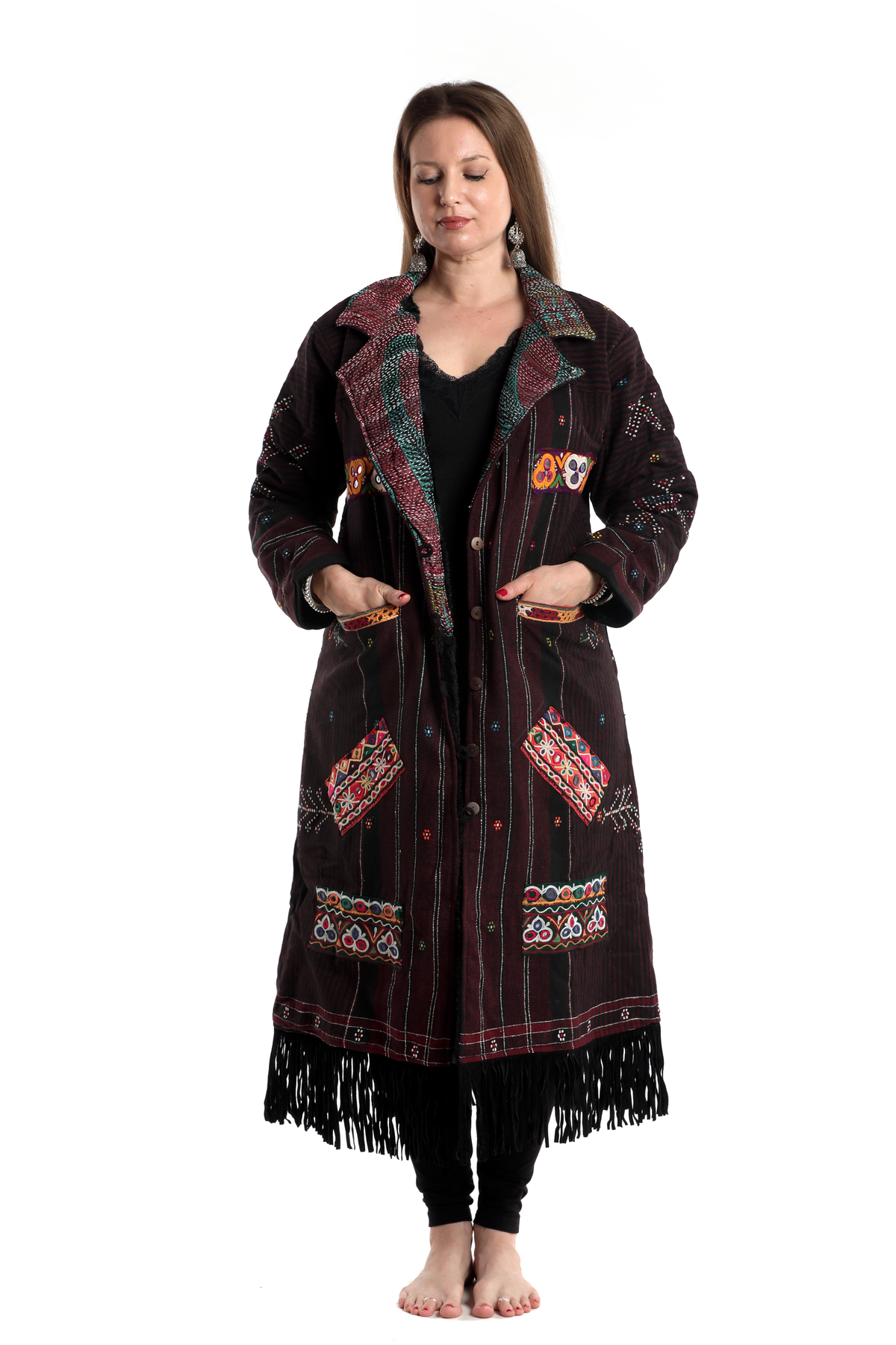 Merino Wool Kimono Coat, Rare, #63