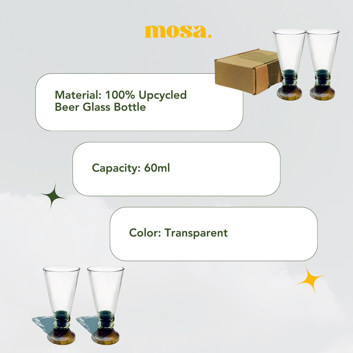 Clear Shot Glasses