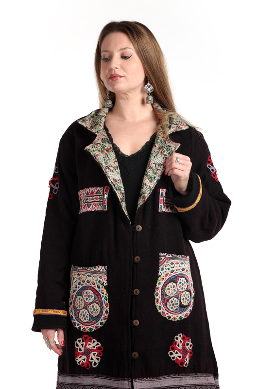 Merino Wool Coat, Rare, #75
