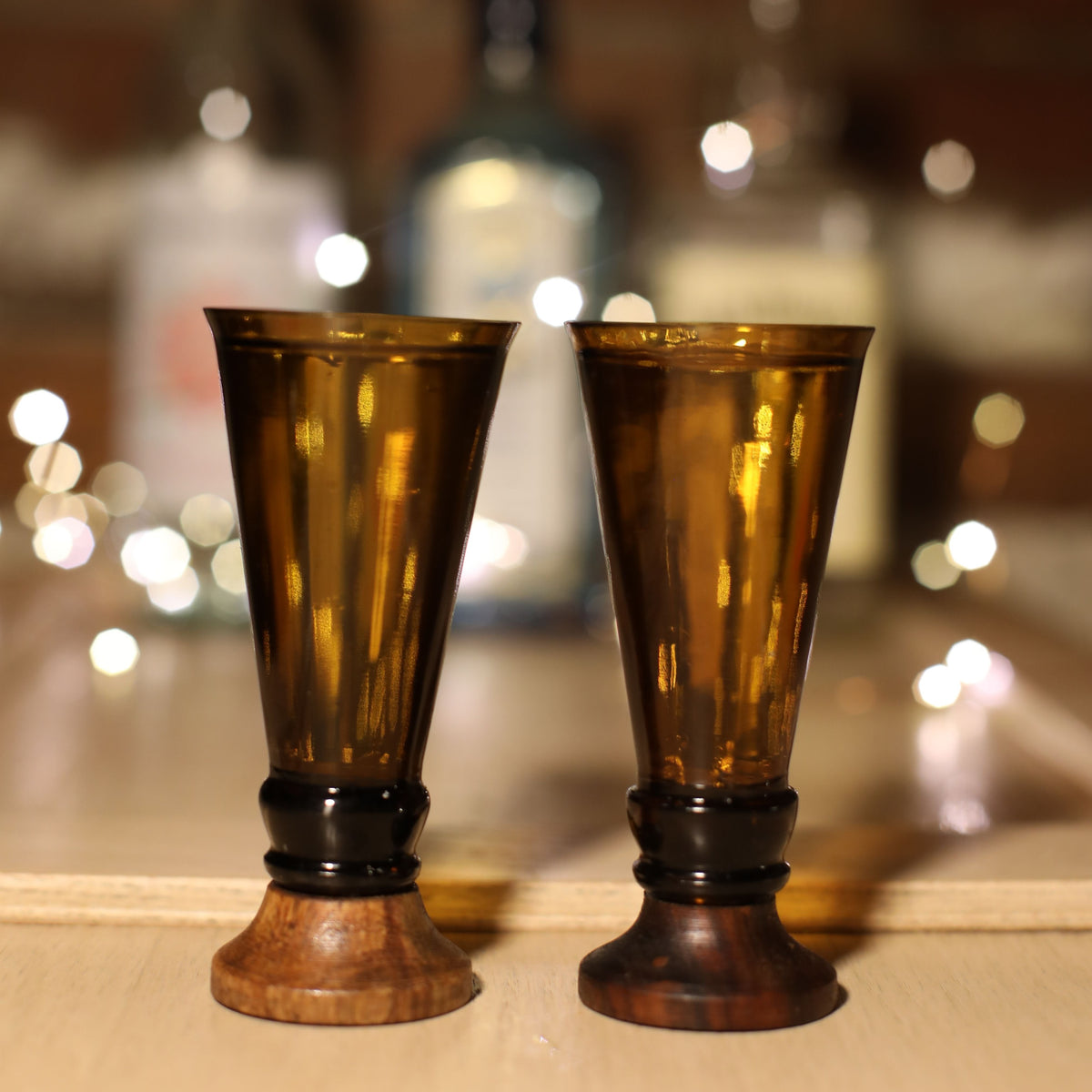 Amber Shot Glasses