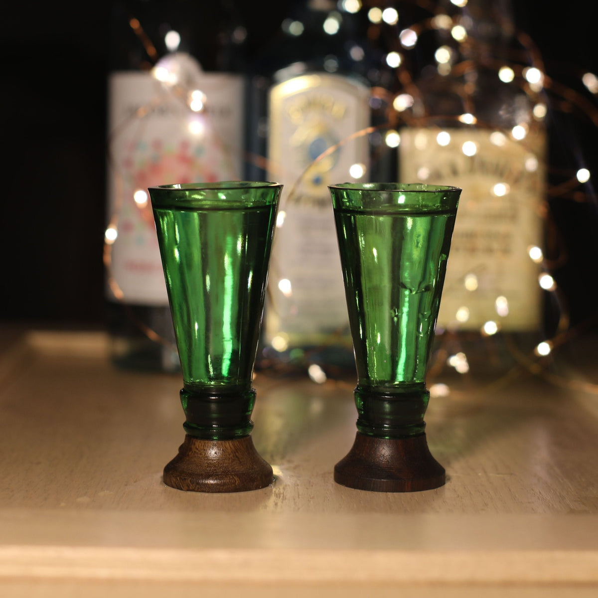 Green Shot Glasses