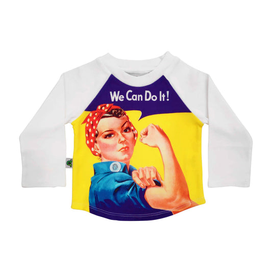Raglan Top – Lil Kid “We Can Do It!” | Bold Style for Brave Little Dreamers