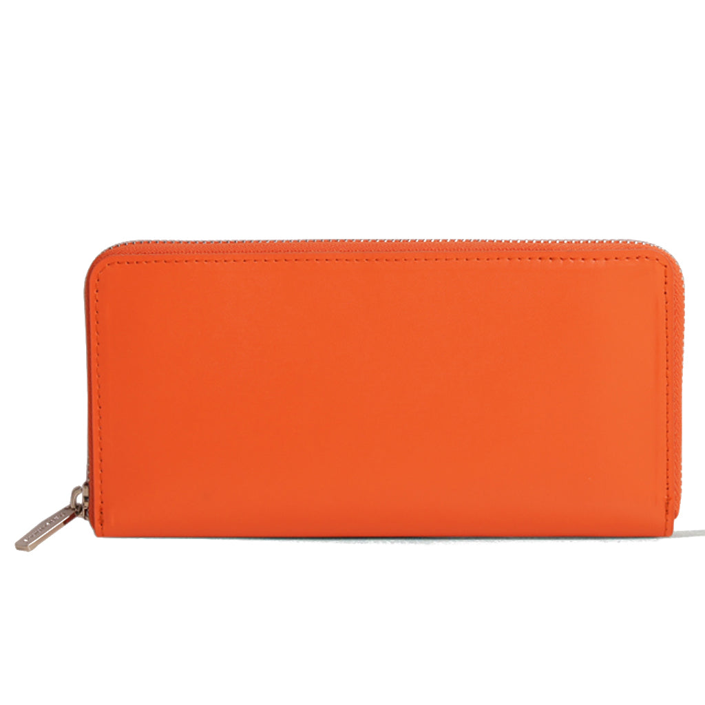Long Wallet Tangerine Orange