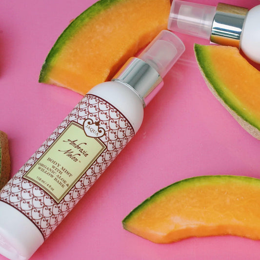 Ambrosia Melon Hydrating Body Mist With Organic Aloe & Willow Bark