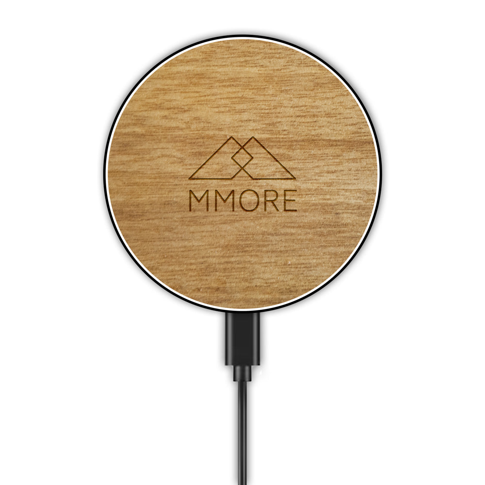 Wireless Charger With Organic and Wood Material