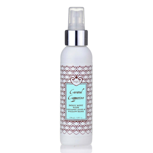 Caramel Cappuccino Hydrating Body Mist With Organic Aloe & Willow Bark