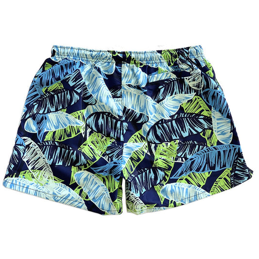 La Palma Eco-Beachwear – Classic Botanical Sustainable Swim Trunks | Made from 10 Recycled Bottles