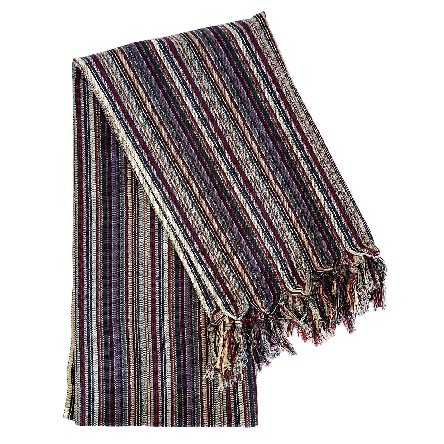 Casablanca Sustainable Turkish Towel / Blanket – Indigo | Handmade from Recycled Cotton
