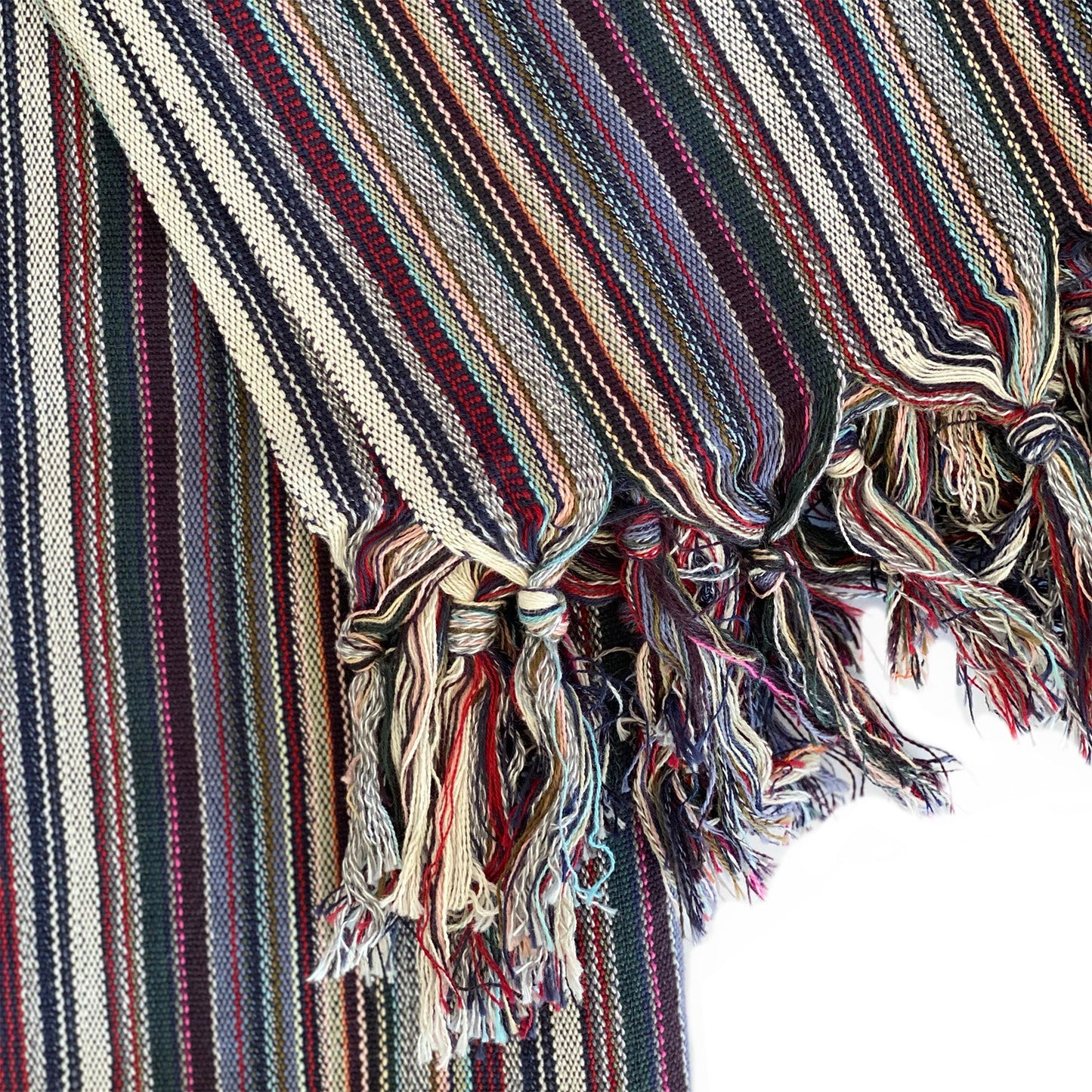 Casablanca Sustainable Turkish Towel / Blanket – Indigo | Handmade from Recycled Cotton