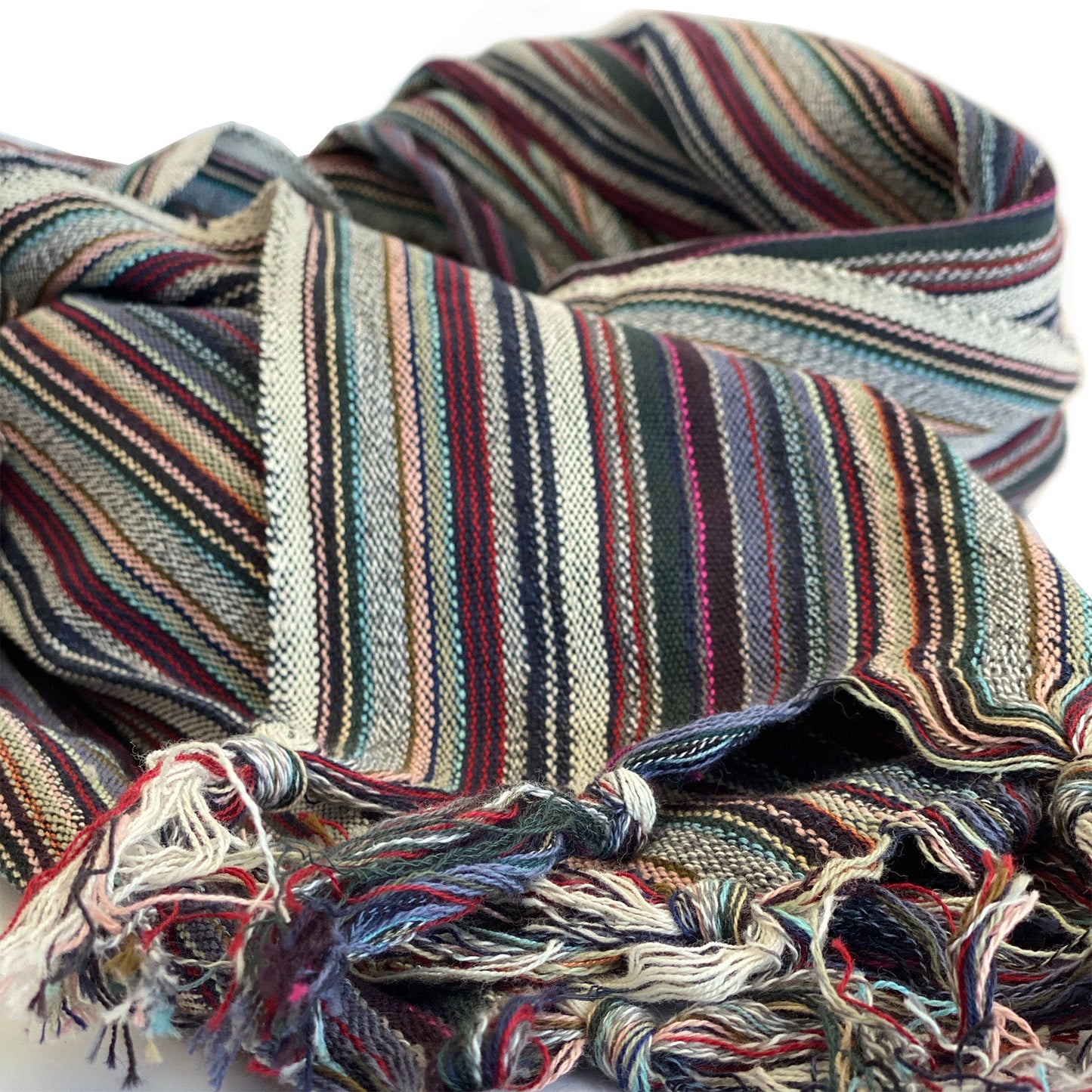 Casablanca Sustainable Turkish Towel / Blanket – Indigo | Handmade from Recycled Cotton
