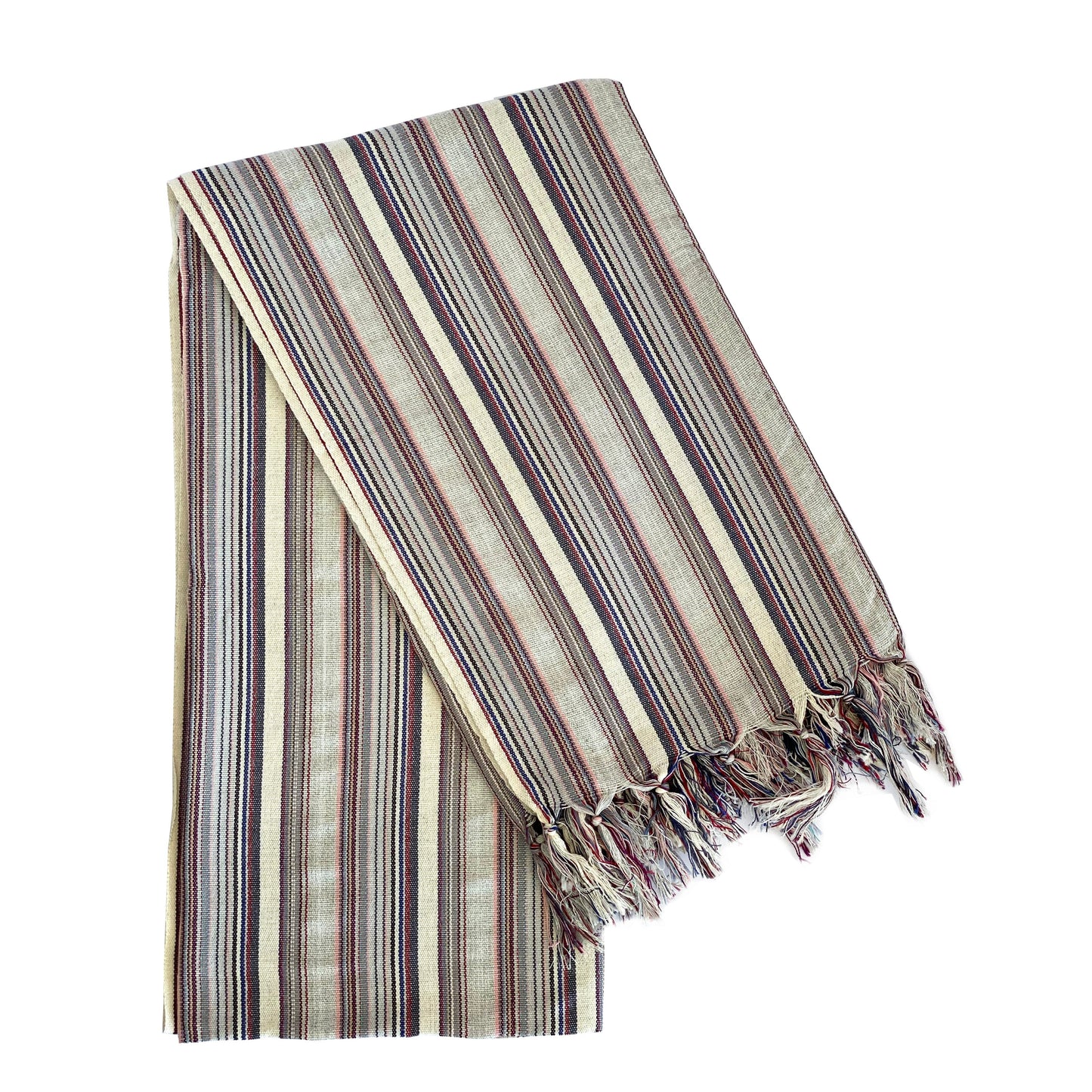 Casablanca Sustainable Turkish Towel / Blanket – Gray | Handmade from Recycled Cotton