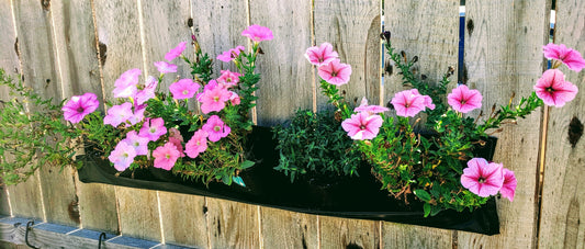 Eco-Friendly 5-Pocket Waterproof Horizontal Planter – Made From 100% Recycled Plastic