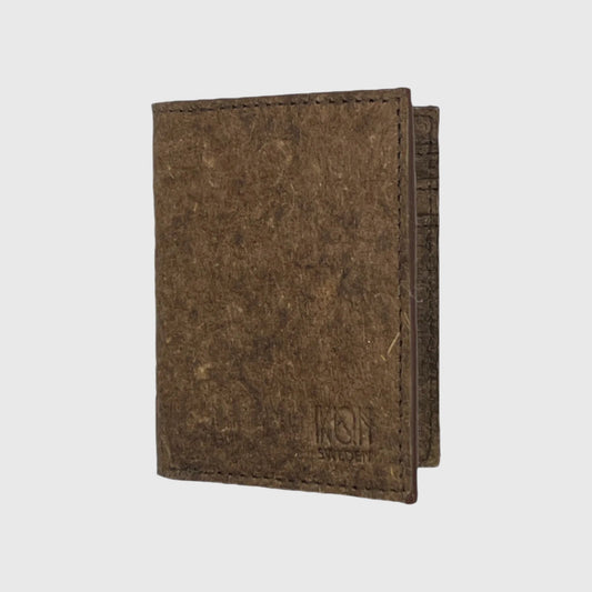 Coconut Leather Card Wallet by IKON SWEDEN – Sustainable BiFold Eco-Luxury