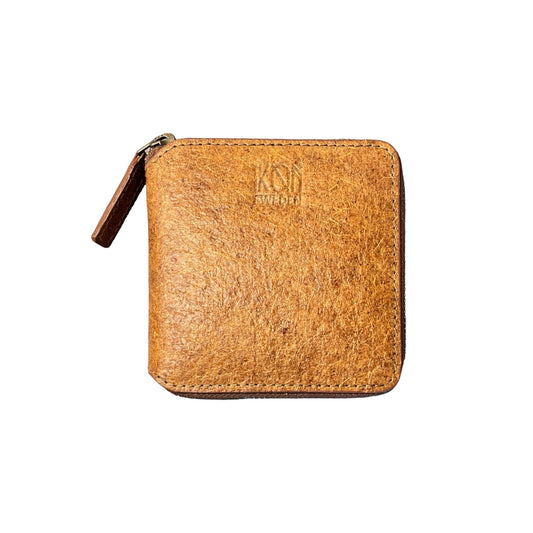 Kochi | Coconut Leather Small Zip Wallet