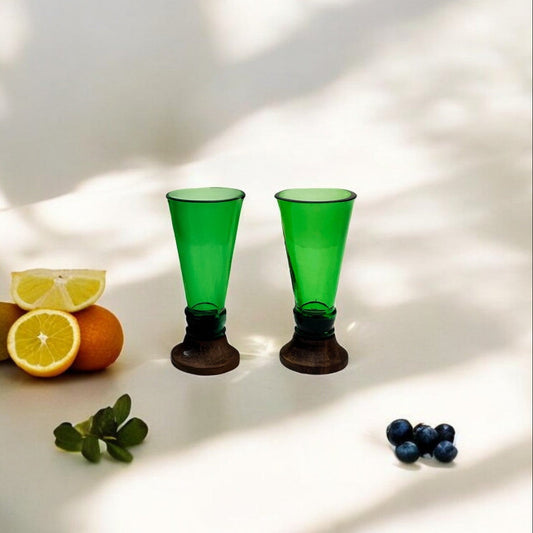 Green Shot Glasses