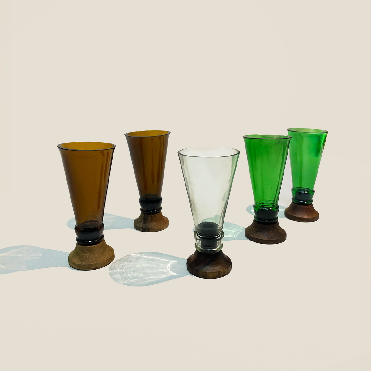 Green Shot Glasses