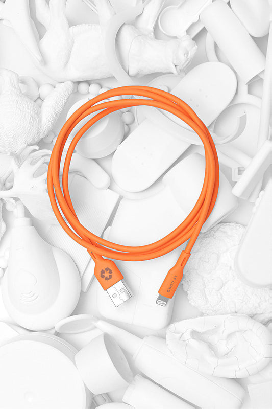 Sunset iPhone Lightning Cable · 1.2 Meter · Made of Recycled Plastics