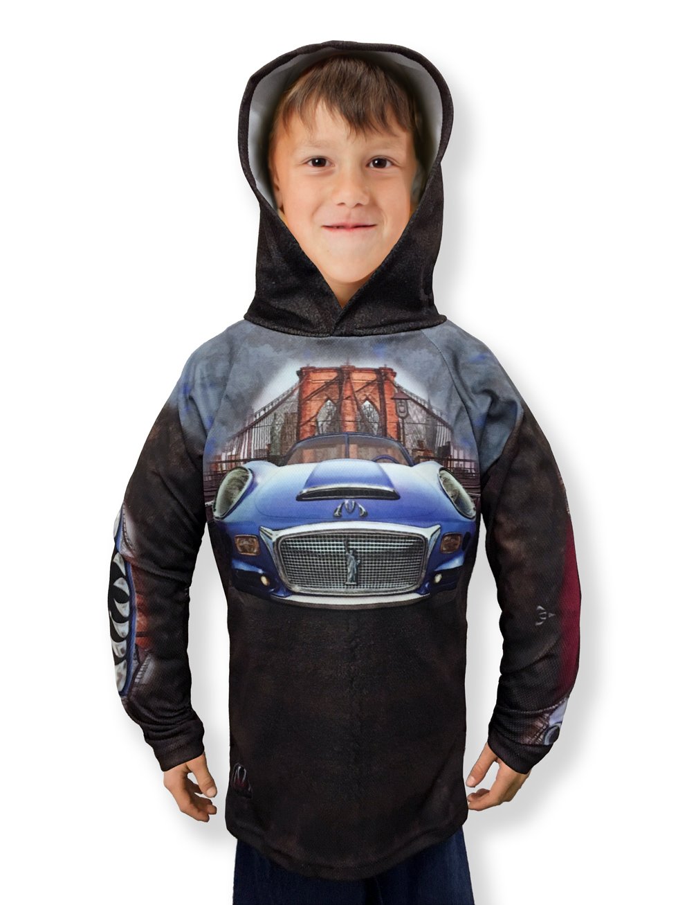 MOUTH MOBILES™ NEW YORK – Sustainable Chomp Hoodie Upcycled from Plastic Bottles