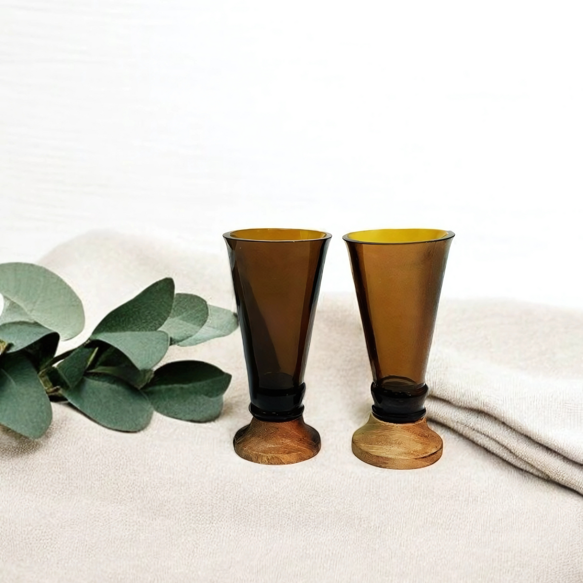 Amber Shot Glasses