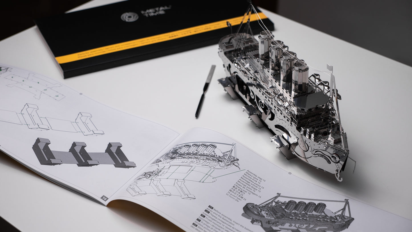 Lost at Sea – Titanic Metal Model Kit | Premium Recycled Steel Construction