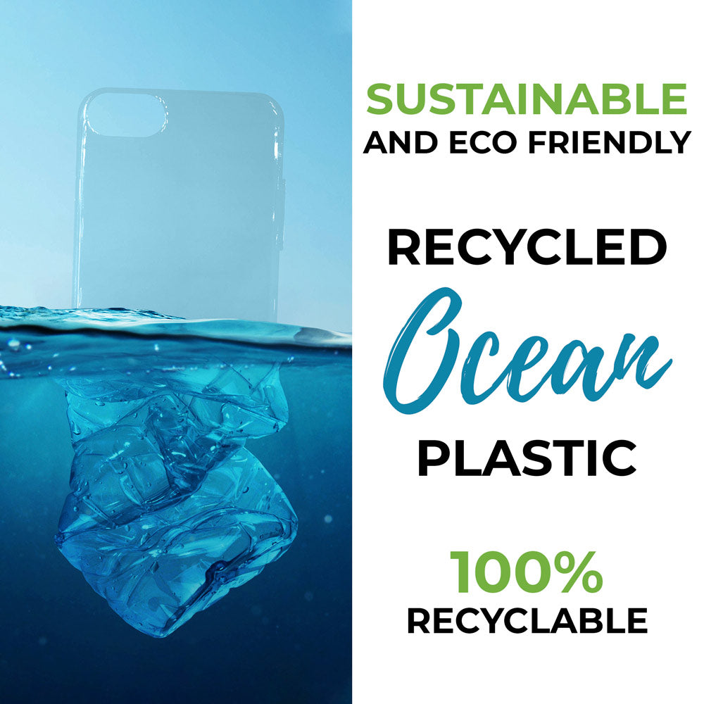 Recycled Ocean Plastic Transparent Phone Case – Eco-Friendly Protection | Made in Europe