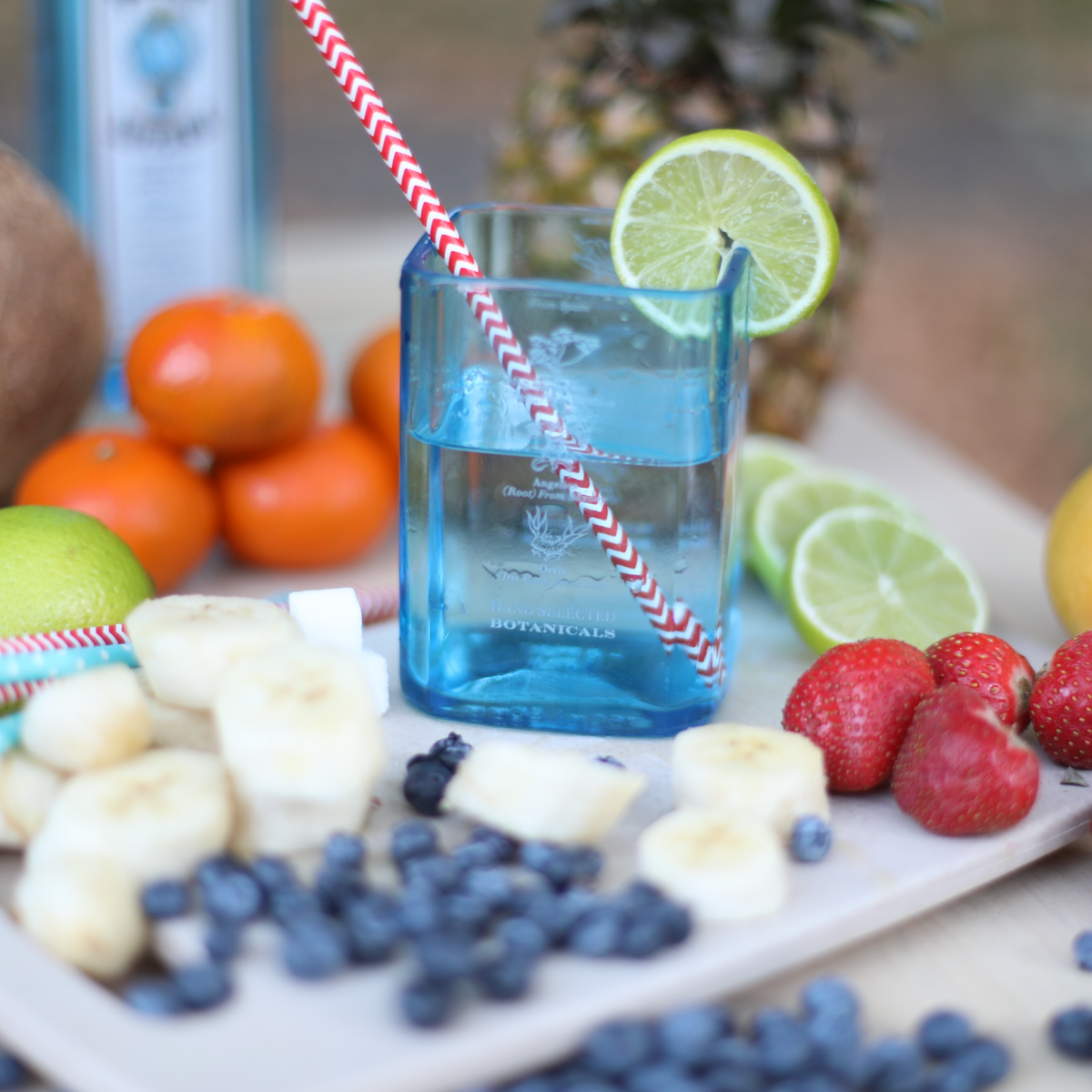 Bombay Sapphire Gin Drinking Glasses
