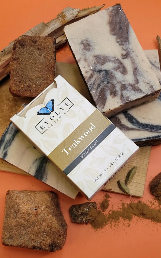 Standard Soap – Teakwood  Earthy. Luxurious. Naturally Crafted
