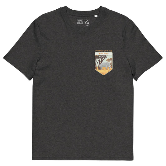 Think Ocean Elephant Love the Planet Organic Cotton T-Shirt