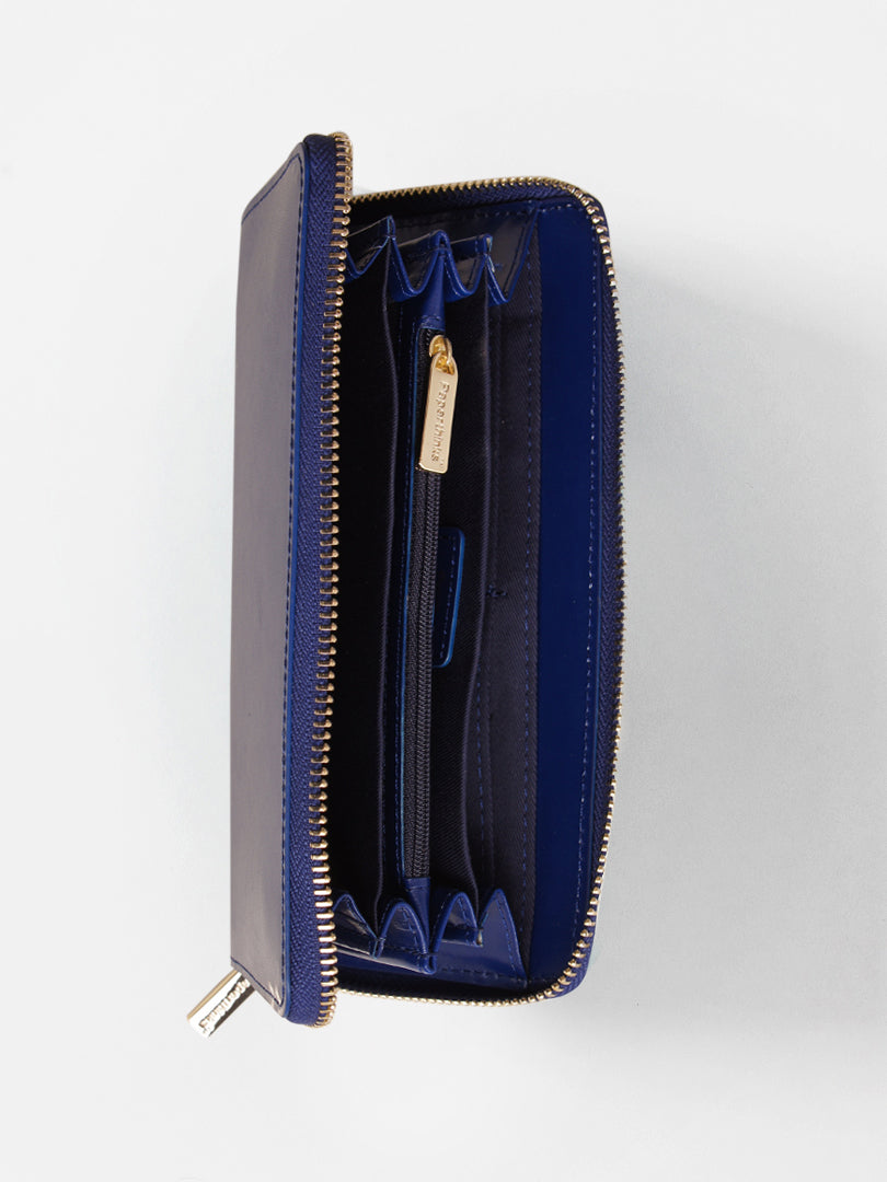 Long Wallet Navy Blue