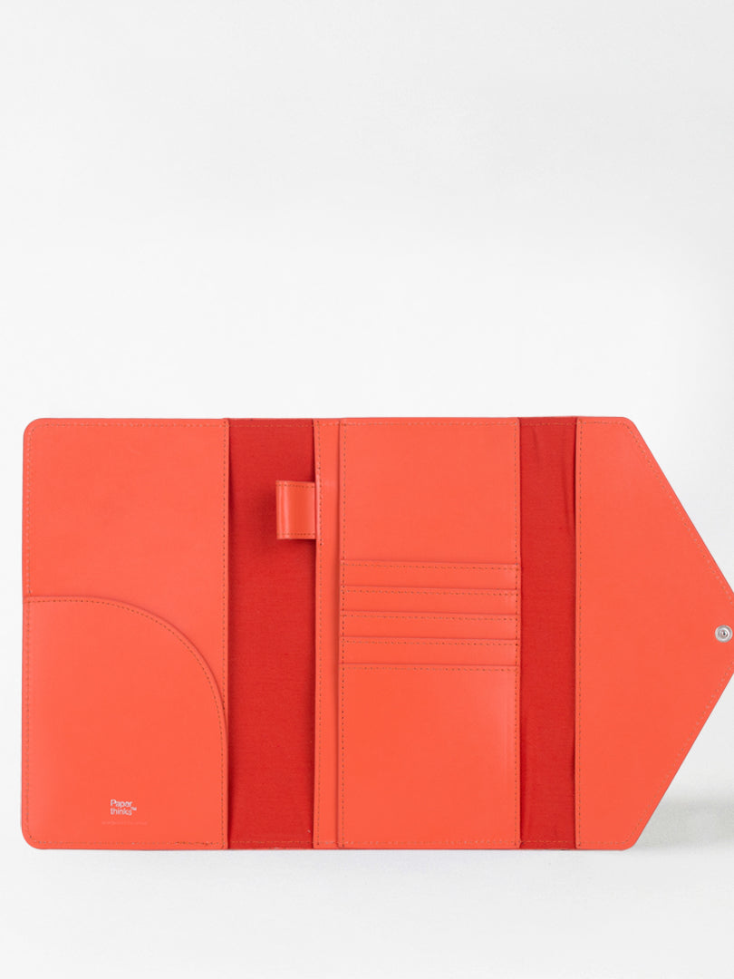 Travel Envelope Tangerine Orange
