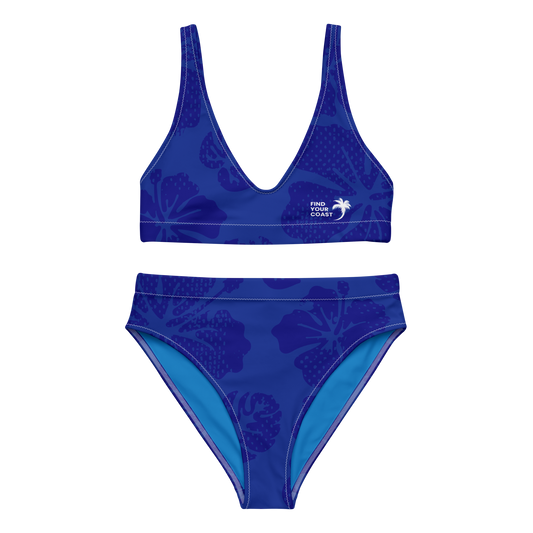 Royal Recycled High Waisted Bikini Set | Sustainable Swimwear Made from REPREVE®