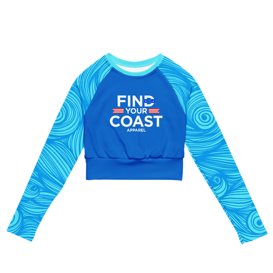 Women's Surf ‘N’ Sport Cropped Shirt – UPF 50+ | Recycled Fabric Active Top (2XS–6XL)