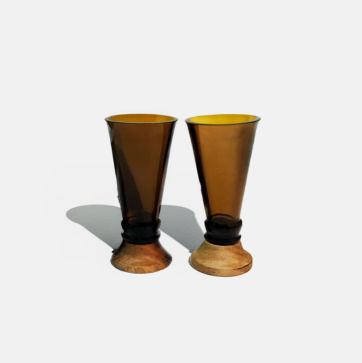 Amber Shot Glasses
