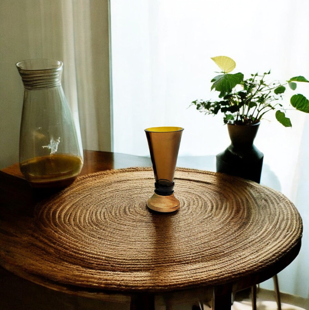 Amber Shot Glasses
