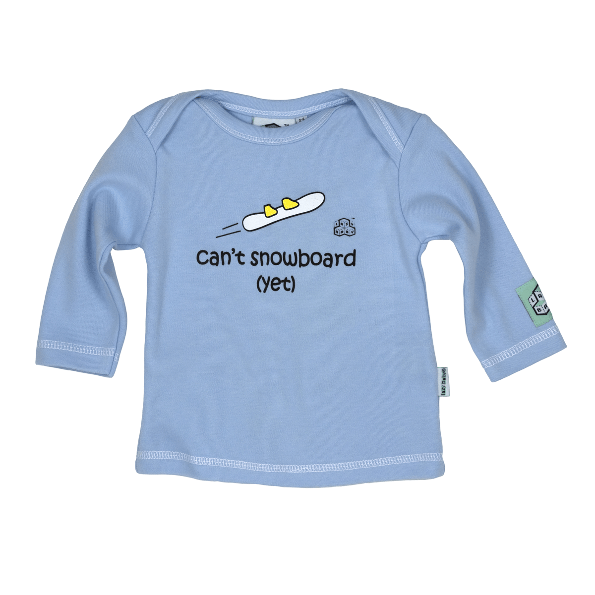 Baby Gift for Snowboarders | Can't Snowboard Yet  T Shirt | Funny Newborn  Snowboarding Parents